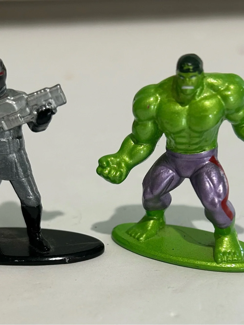 Jada Marvel /DC Comics Nano Metalfigs Mini-Figures Lot of 9 Hulk  Figurines